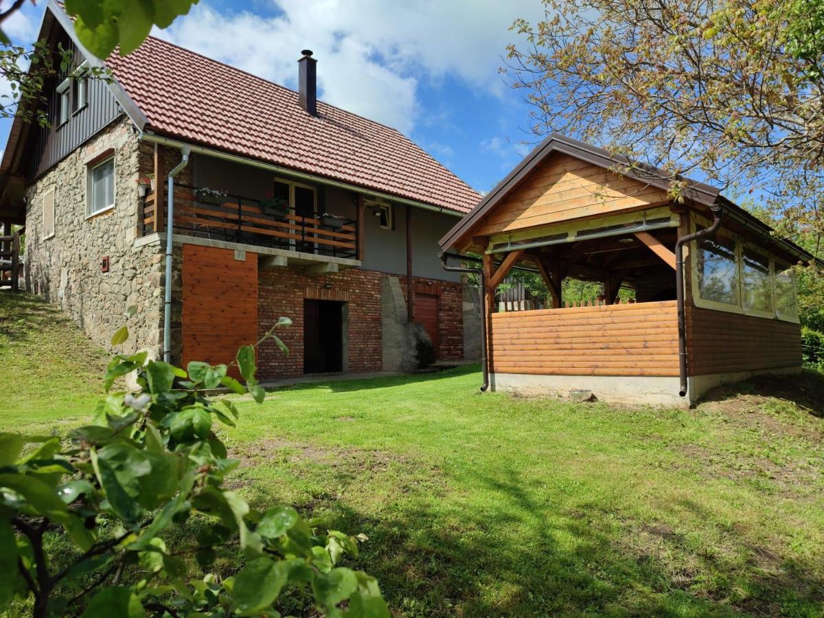 Holiday Home "Sleme" With Jacuzzi, Big Garden And Arbor With Fireplace Skrad Eksteriør bilde
