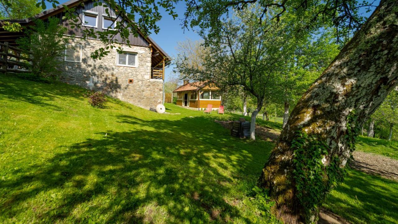 Holiday Home "Sleme" With Jacuzzi, Big Garden And Arbor With Fireplace Skrad Eksteriør bilde