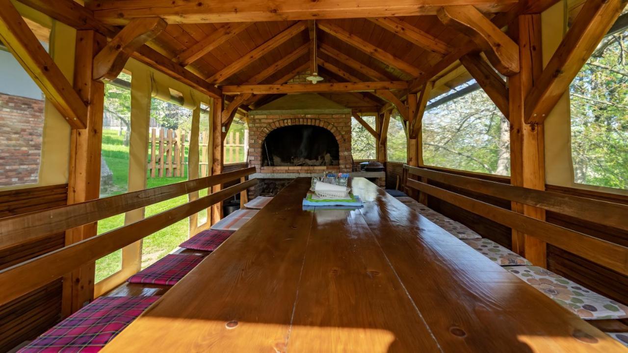 Holiday Home "Sleme" With Jacuzzi, Big Garden And Arbor With Fireplace Skrad Eksteriør bilde